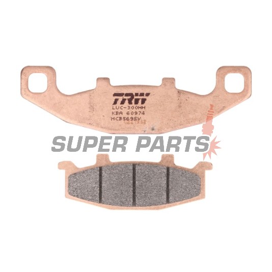 Τακάκια φρένων -TRW- MCB569SV, Hyosung GT250 Naked, Kawasaki Vulcan/Twister/Ninja/GPZ/GTR/KLE/Zephyr/ZZR/ZX 250-1100, Suzuki DR Big 800, GS500E, Bandit 400, GSX1100G, VX800 (1987-2007)