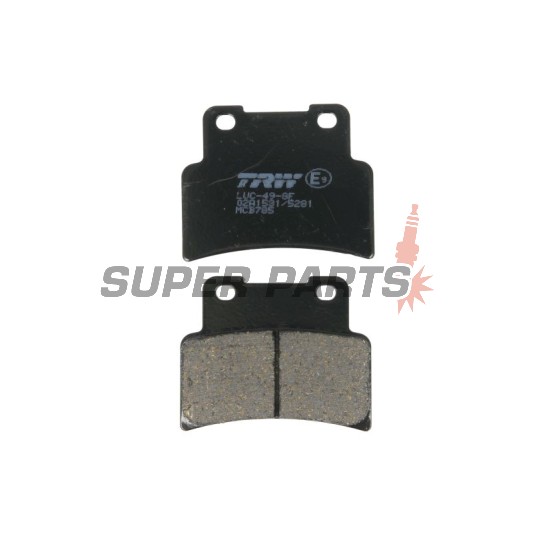 Τακάκια φρένων -TRW- MCB785, Aprilia Mana, RS, Shiver, Dorsoduro; Yamaha MT, YZF-R125 - 125, 750, 850, 900, 1200cc, 2007-2017