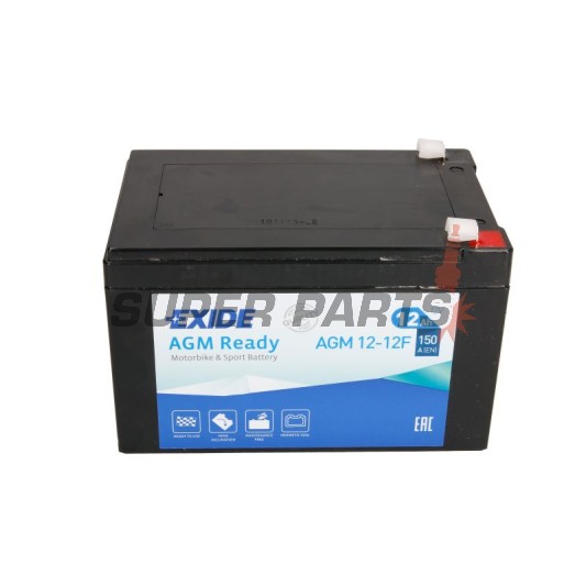 Μπαταρία -EXIDE- AGM12-12F, 12Ah 12V