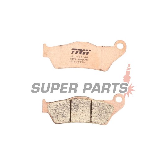 Τακάκια φρένων -TRW- MCB707SH, BMW HP2/K/R/S 850/1100/1150/1200/1300 GS, RT, RS, Rockster, Megamoto, S1000XR (1993-2018), Moto Guzzi California 1000 (2001-2006)