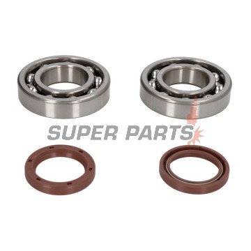 Σετ ρουλεμάν και τσιμουχών στροφάλου -HOT RODS- KTM 450-500 SX-F/XC/XC-W/EXC + Husqvarna FC/FE 450-501 (2012-2016)