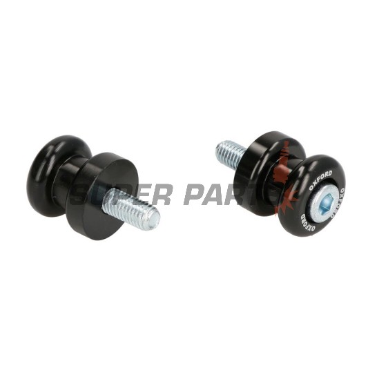 Μανιτάρια για πίσω βάση -OXFORD- Bobbins M8 x1.25, μαύρα, σετ
