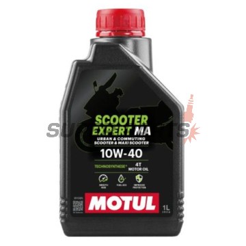 Λάδι κινητήρα -MOTUL- SCOOTER EXPERT MA, 10W40, ημισυνθετικό, 1L