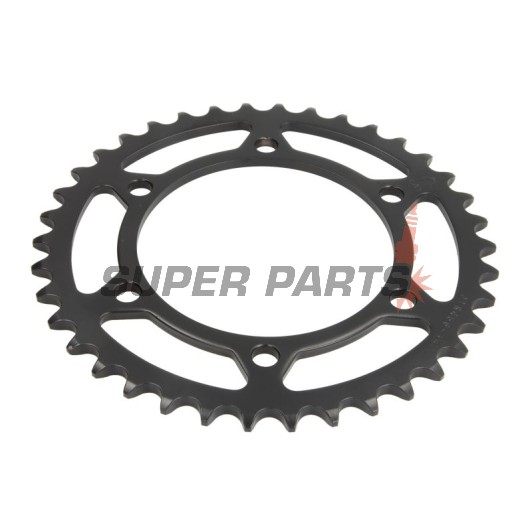 Πίσω γρανάζι -JT- JTR486,38, 38 δόντια, ατσάλινο, Kawasaki ER 500 1997-2006, EX 250 1988-2012, EX 300 2013-2017, EX 500 2006-2009, GPX 250 1988-1996, GPZ 250 1986-1987, GPZ 500 1987-2005, KR 250 1984-1985, Ninja 250 2008-2010, 2014-2015