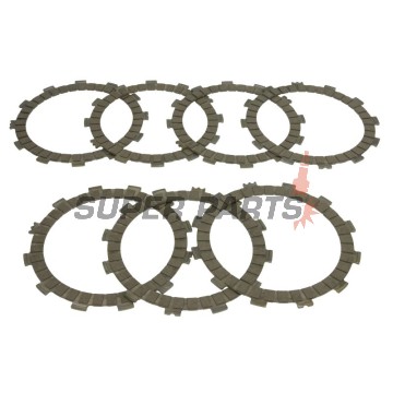 Σετ δίσκων συμπλέκτη -TRW- MCC435-7, Yamaha MT-07/Tracer 700/XSR700 (2014-2019), Yamaha XVS650 Drag Star/Classic (1998-2007), Yamaha YZ250 (1988-1992)