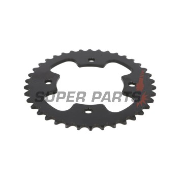 Πίσω γρανάζι -JT- JTR1480,38, 38 δόντια, ατσάλινο, Polaris Outlaw 450 2007-2011, Outlaw 525 2008-2010, Predator 500 2003-2006