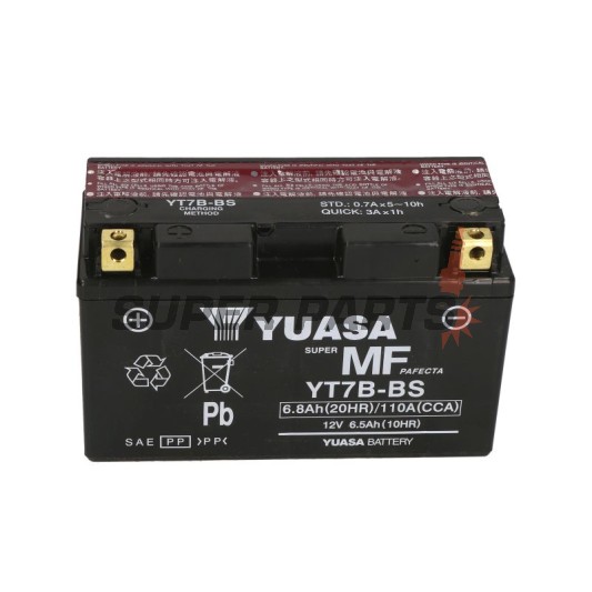 Μπαταρία -YUASA- YT7B-BS, 7Ah 12V