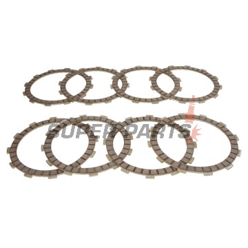 Σετ δίσκων συμπλέκτη -4 RIDE- TCS1298, Honda CB 750-1100F/Custom/Bol d'Or/Supersport (1978-1984), GL 1800 Gold Wing (2001-2011), ST 1300 Pan European (2002-2012), VF 1100C Magna (1983), VT 1300CX Fury (2010-2016), VTX 1300-1800 (2001-2008)