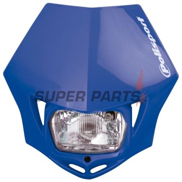 Μάσκα με φανάρι -POLISPORT- μπλε, Off Road X-Fuse - universal