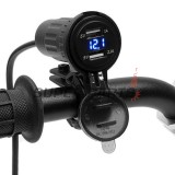 Αντάπτορας USB -4 RIDE- 12V, 2xUSB (1A + 2.1A), 2 pin, με βάση για τιμόνι 22mm - universal