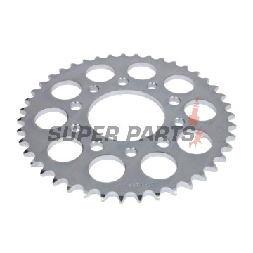 Πίσω γρανάζι -JT- JTR1332,43, 43 δόντια, ατσάλινο, Honda CB 400 1991-2005, 2012, CB 500 1994-2003, CB 750 1991-2003, CB-1 400 1989-1991, CMX 450 1986-1987, GB 400 2011-2012, GB 500 1989-1990, NTV 650 1988-1991, NV 400 1995-1997
