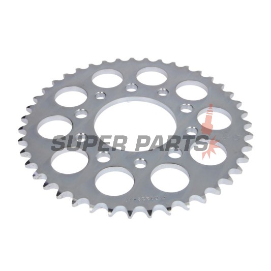 Πίσω γρανάζι -JT- JTR1332,43, 43 δόντια, ατσάλινο, Honda CB 400 1991-2005, 2012, CB 500 1994-2003, CB 750 1991-2003, CB-1 400 1989-1991, CMX 450 1986-1987, GB 400 2011-2012, GB 500 1989-1990, NTV 650 1988-1991, NV 400 1995-1997