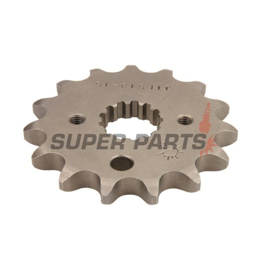 Μπροστινό γρανάζι -JT- JTF513,15, 15 δόντια, Cagiva Raptor 1000 2001-2006, V-Raptor 1000 2001-2006, X-Raptor 1000 2002-2003, X-Tra Raptor 1000 2001-2005, Kawasaki GPX 500 1988, GPX 600 1988-1990, 1993-2000, GPX 750 1987-1988, GPZ 305 1983