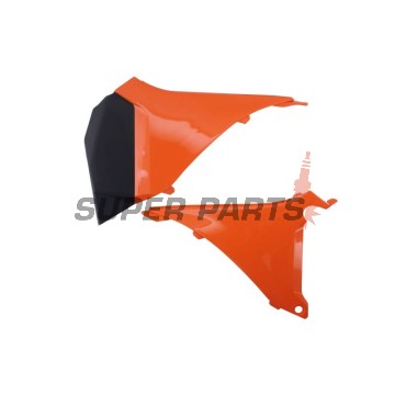 Κάλυμμα/πλαστικό φίλτρου αέρα -POLISPORT- πορτοκαλί, KTM EXC, EXC-F, SX 125-500 2011-2013
