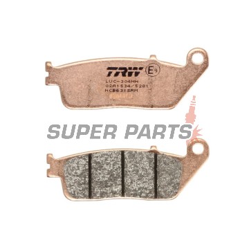 Τακάκια φρένων -TRW- MCB631SRM, sintered, Honda CBR1000F (1990-1992), Honda RVF750R (1994-1997), Honda ST1100 Pan European/ABS (1990-2001), Kymco People 250 (2004-2005), Yamaha MT-01 1700 (2004-2011), Yamaha X-Max 125 ABS (2011-2012)