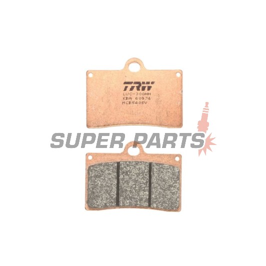 Τακάκια φρένων -TRW- MCB540SV, Aprilia RS/RS4, Beta Euro/Jonathan, Cagiva Canyon/Mito/Raptor, Ducati Monster/SS/916, Gas Gas FSE/FSR, KTM Duke/LC4/SMR, Moto Guzzi California/Daytona, MZ Skorpion, Sachs Roadster/XTC, Yamaha SZR - 125-1100cc, 1988-2016