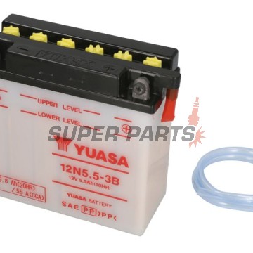 Μπαταρία -YUASA- 12N5.5-3B, 6Ah 12V