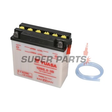 Μπαταρία -YUASA- 12N5.5-3B, 6Ah 12V