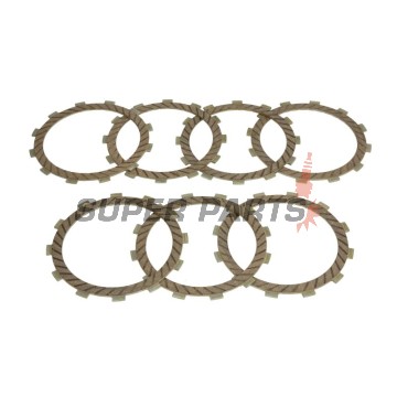 Σετ δίσκων συμπλέκτη -FERODO- FCD0405, Kawasaki EN450/500 Vulcan, ER500, ER-6F/N, GPX600R, GPZ400/500/550/600, GT550, KLE500/650 Versys, KLR600/650, KLX600/650, Z400/550, ZL600 Eliminator, ZR550 Zephyr, ZXR750, ZZR600