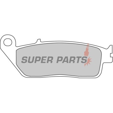 Τακάκια φρένων -FERODO- FDB664ST, Honda CB/CBR 600F/VFR 750F/Silver Wing, Triumph Bonneville/Street Triple/Scrambler, Indian Chief/Chieftain/Roadmaster, Cagiva Navigator, BMW C 600, Yamaha X-Max/Majesty 1990-2019
