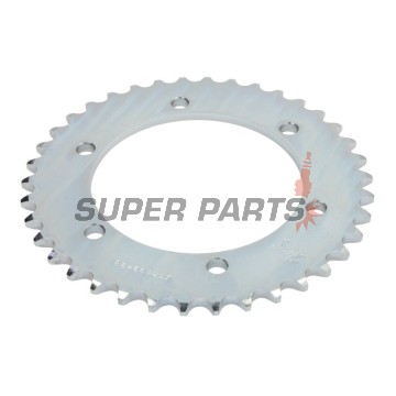 Πίσω γρανάζι -JT- JTR498,38, 38 δόντια, ατσάλινο, Kawasaki W 650 1999-2006, ZR 750 1991-1999, ZR-7 750 1999-2005, ZX-6R 600 1995-1997, Suzuki GSX-R 600 1997-2000, GSX-R 750 1998-1999