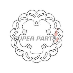 Δίσκος φρένου -TRW- MST246RAC, 220mm, Suzuki GSX-R 600/750/1000 + SV650/650S/1000/1000S + TL1000S/TL1000R (1996-2016)