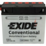 Μπαταρία -EXIDE- 12Y16A-3A 51913, 20Ah 12V