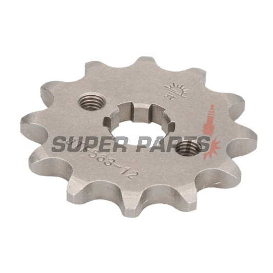 Μπροστινό γρανάζι -JT- JTF563,12, 12 δόντια, Kawasaki KDX 50 2003-2006, Suzuki ALT (Three Wheelers) 50 1983-1984, GT 50 1977-1980, JR 50 1978-1983, 1985-2007, LT 50 1989-2001, LT-A 50 2001, TS 50 1979-1983, ZR 50 1979-1981, 1984-1988