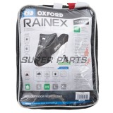 Κάλυμμα μοτοσυκλέτας -OXFORD- Rainex, μαύρο/ασημί, L
