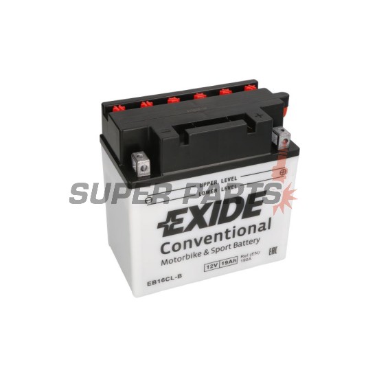 Μπαταρία -EXIDE- YB16CL-B, 19Ah 12V
