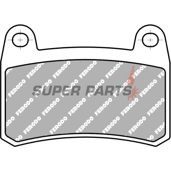 Τακάκια φρένων -FERODO- FDB2332EF, Benelli BKX/BN/Leoncino/TRK/Tornado 125-400, Honda CRF 1100L Africa Twin, Keeway RKV 125-200 2012-2025