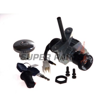 Σετ κλειδαριών με τάπα ρεζερβουάρ -VICMA- MBK Skyliner 125/150, Yamaha Majesty 125/150/180/250 ABS, X-Max 125 2000-2009
