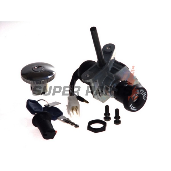 Σετ κλειδαριών με τάπα ρεζερβουάρ -VICMA- MBK Skyliner 125/150, Yamaha Majesty 125/150/180/250 ABS, X-Max 125 2000-2009