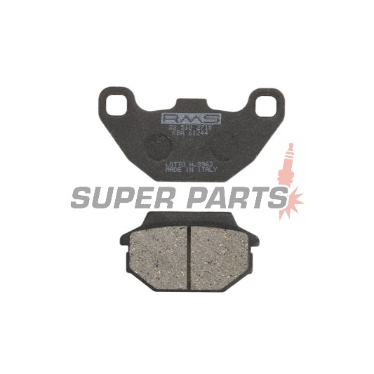Τακάκια φρένων -RMS- 22 510 2710, Kymco Agility 150 2008-2009, Kymco Agility 200 2010, 2012, 2014, Kymco Agility 50/125 2008-2012, Kymco Mxer 50/125/150 2002-2004, Kymco MXU 150 2005-2006, Kymco MXU 50 2006-2007, Kymco People 200 2005, 2007