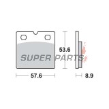 Τακάκια φρένων -TRW- MCB617, BMW K75/K100 (1988-1996), BMW R80/R100 (1984-1996)