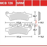 Τακάκια φρένων -TRW- MCB726SRM, sintered, Aprilia Atlantic/Scarabeo/Sportcity (125-500, 2003-2015); Kymco People 125i GT; Malaguti Madison 250/400; Peugeot Elyseo 125; Piaggio Beverly 350