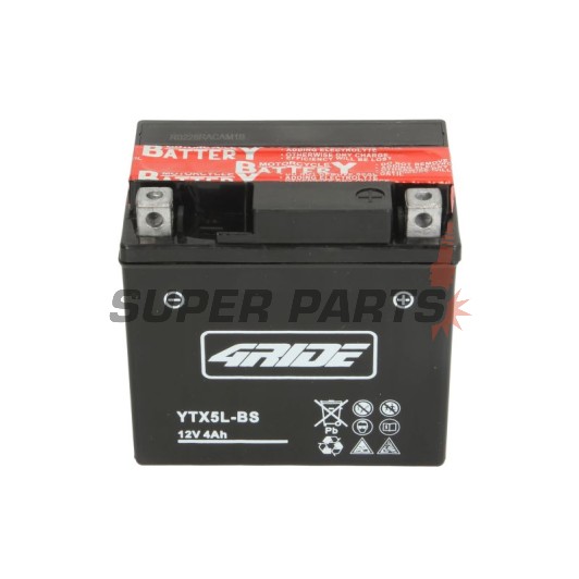Μπαταρία -4 RIDE- YTX5L-BS 4RIDE, 4.2Ah 12V