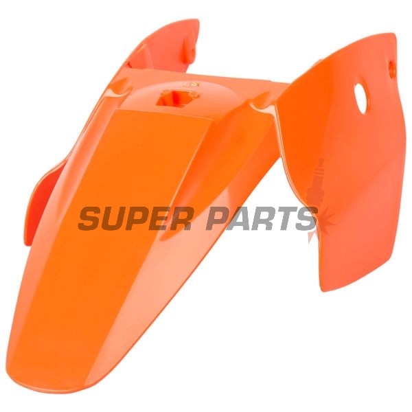 Πίσω φτερό/ουρά -POLISPORT- πορτοκαλί, KTM SX 65 2002-2008