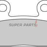 Τακάκια φρένων -FERODO- FDB462ST, Honda CB/CBR/CBX, NSR, VFR, VT Integra, XRV Africa Twin - 250-750cc, 1986-1996