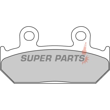 Τακάκια φρένων -FERODO- FDB462ST, Honda CB/CBR/CBX, NSR, VFR, VT Integra, XRV Africa Twin - 250-750cc, 1986-1996