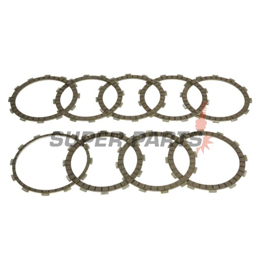 Σετ δίσκων συμπλέκτη -TRW- MCC802-9, Harley-Davidson Dyna, Road King, Electra Glide, Street Glide, Road Glide, Softail, Fat Boy, Heritage, Breakout, Night Train, CVO/Screamin’ Eagle (1998-2017)