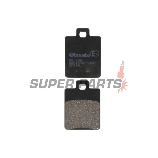 Τακάκια φρένων -BREMBO- 07019, Derbi Sonar 50 125 150 / Gilera Runner 180 200 / Piaggio Vespa LX 150 / MP3 125 300 500 / Zip 50 (1996-2014)