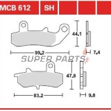 Τακάκια φρένων -TRW- MCB612, Suzuki DR/RGV - DR650/650R/650RS/650RSE/650RE/650SE, DR750/800 Big, RGV250 - 250-800cc, 1989-2017