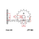 Μπροστινό γρανάζι -JT- JTF563,13, 13 δόντια, Kawasaki KDX 50 2003-2006, Suzuki ALT (Three Wheelers) 50 1983-1984, GT 50 1977-1980, JR 50 1978-1983, 1985-2007, LT 50 1989-2001, LT-A 50 2001, TS 50 1979-1983, ZR 50 1979-1981, 1984-1988