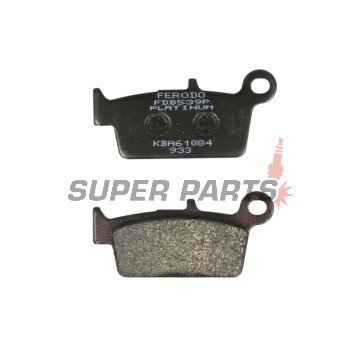 Τακάκια φρένων -FERODO- FDB539P, Gas Gas EC/MC, Honda CR/XR, Kawasaki KLX/KX, Suzuki DR/DR-Z/RM, Yamaha YZ 125-650 1987-2012