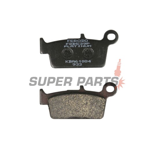 Τακάκια φρένων -FERODO- FDB539P, Gas Gas EC/MC, Honda CR/XR, Kawasaki KLX/KX, Suzuki DR/DR-Z/RM, Yamaha YZ 125-650 1987-2012
