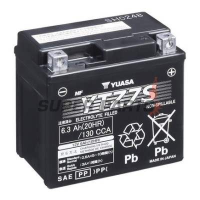 Μπαταρία -YUASA- YTZ7S, 6Ah 12V