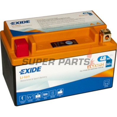 Μπαταρία -EXIDE- ELTX14H, 48Wh (4Ah), 12V, Lithium-ion