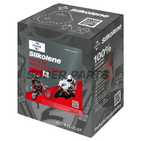 Λάδι κινητήρα -SILKOLENE- 5W40 - XP, πλήρως συνθετικό + εστέρας, 4L CUBE