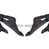 Μπροστινά πλαϊνά πλαστικά -POLISPORT- μαύρα, YAMAHA YZ 125/250 2022-2023